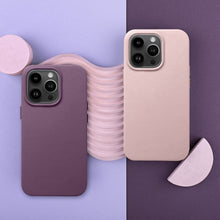 Заредете изображение във визуализатора на галерията – Гръб LEATHER MAG COVER за IPHONE 16 dark виолетов
