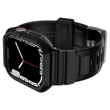 Заредете изображение във визуализатора на галерията – SPIGEN RUGGED ARMOR калъф за ”PRO” for APPLE Watch 4 / 5 / 6 / 7 / 8 / 9 / SE (40 / 41 mm) черен

