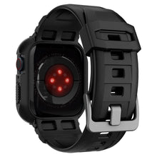 Заредете изображение във визуализатора на галерията – SPIGEN RUGGED ARMOR калъф за ”PRO” for APPLE Watch 4 / 5 / 6 / 7 / 8 / 9 / SE (40 / 41 mm) черен

