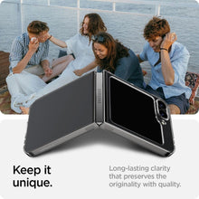 Заредете изображение във визуализатора на галерията – Оригинален гръб SPIGEN AIRSKIN for SAMSUNG Z Flip 6 crystal clear
