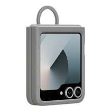 Заредете изображение във визуализатора на галерията – Оригинален гръб SAMSUNG Силиконов гръб за SAMSUNG Flip 6 EF-PF741TJEGWW сив blister
