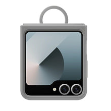 Заредете изображение във визуализатора на галерията – Оригинален гръб SAMSUNG Силиконов гръб за SAMSUNG Flip 6 EF-PF741TJEGWW сив blister
