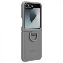 Заредете изображение във визуализатора на галерията – Оригинален гръб SAMSUNG Силиконов гръб за SAMSUNG Flip 6 EF-PF741TJEGWW сив blister
