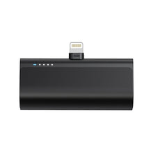 Заредете изображение във визуализатора на галерията – BLUE STAR powerbank 5000 mAh with built-in connector Lightning 2,1A W0556P black
