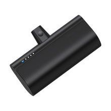 Заредете изображение във визуализатора на галерията – BLUE STAR powerbank 5000 mAh with built-in connector Lightning 2,1A W0556P black
