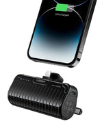 Външна батерия Veger PlugOn (W0558P) PD QC3.0 2,4A 20W 5000 mAh с вграден конектор Lightning - черна