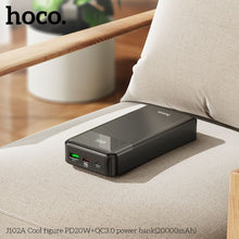 Заредете изображение във визуализатора на галерията – HOCO powerbank 20000 mAh PD QC3.0 3A 20W J102A black
