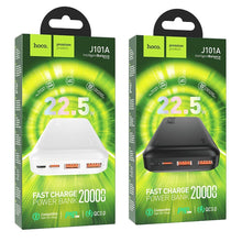 Заредете изображение във визуализатора на галерията – HOCO powerbank 20000 mAh PD QC 3A 22,5W J101A white
