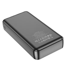 Заредете изображение във визуализатора на галерията – HOCO powerbank 20000 mAh 2,1A J100A black
