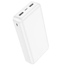 Заредете изображение във визуализатора на галерията – HOCO powerbank 20000 mAh 2,1A J100A white
