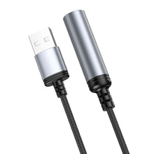 Заредете изображение във визуализатора на галерията – HOCO cigarette lighter for USB A UA30 0,3 m black
