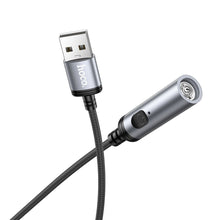 Заредете изображение във визуализатора на галерията – HOCO cigarette lighter for USB A UA30 0,3 m black
