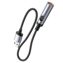 Заредете изображение във визуализатора на галерията – HOCO cigarette lighter for USB A UA30 0,3 m black
