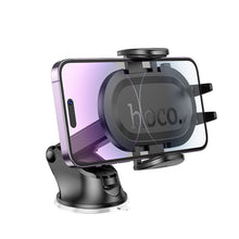 Заредете изображение във визуализатора на галерията – HOCO clamp car holder for center console H54 black
