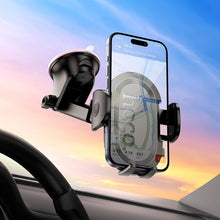 Заредете изображение във визуализатора на галерията – HOCO clamp car holder for center console H54 black
