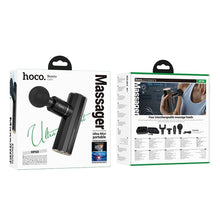 Заредете изображение във визуализатора на галерията – HOCO electric mini silent massager GUN HP50 black
