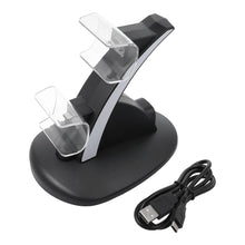 Заредете изображение във визуализатора на галерията – PS5 controller charging double dock charge HBP-253 black
