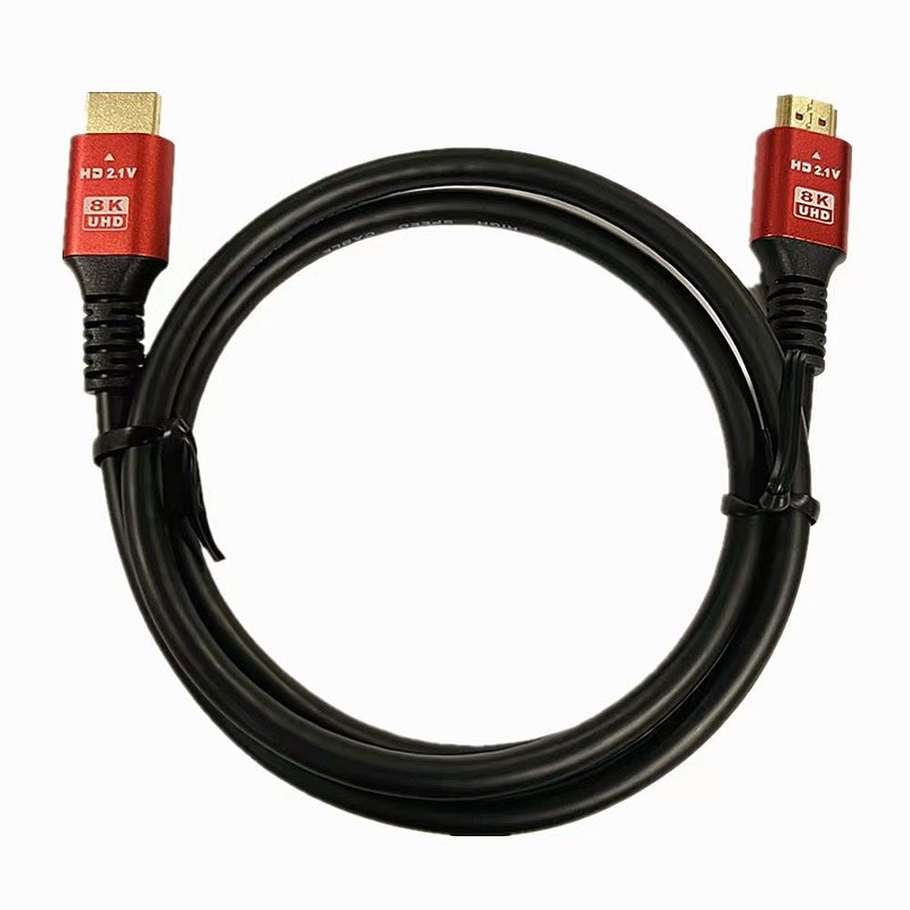 Cable HDMI to HDMI ver. 2.1 8K/60Hz, 4K/120 Hz 1 m black