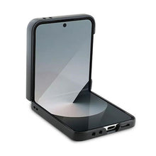 Заредете изображение във визуализатора на галерията – Оригинален гръб GUESS за SAMSUNG Z Flip 6 GUHCZF6HGGSHK (HC PU 4G Glitter Script) черен
