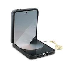 Заредете изображение във визуализатора на галерията – Оригинален гръб GUESS за SAMSUNG Z Flip 6 GUHCZF6GF4GBR (HC PU 4G Charm) кафяв
