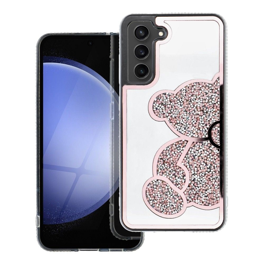 Гръб TEDDY BEAR за SAMSUNG S24 Ultra розов