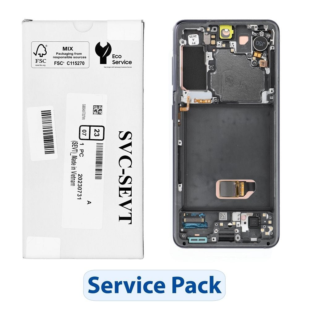 Дисплей за SAMSUNG S21 5G G991B GH82-27257A Сив