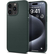 Заредете изображение във визуализатора на галерията – SPIGEN LIQUID AIR калъф за IPHONE 16 Pro abbys зелен

