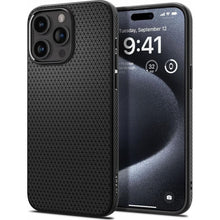 Заредете изображение във визуализатора на галерията – SPIGEN LIQUID AIR калъф за IPHONE 16 Pro matte черен
