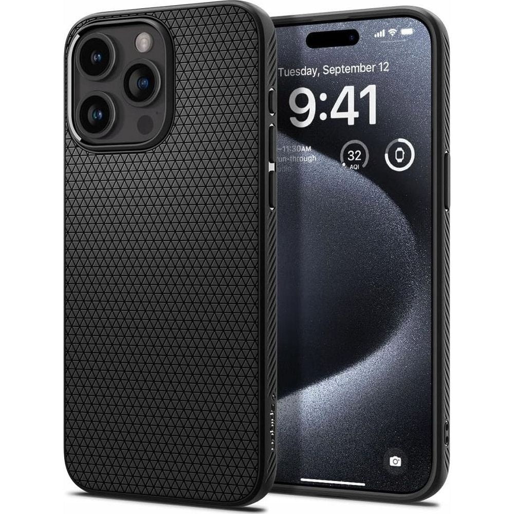SPIGEN LIQUID AIR калъф за IPHONE 16 Pro matte черен