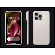 Заредете изображение във визуализатора на галерията – SPIGEN LIQUID AIR калъф за IPHONE 16 Pro matte черен
