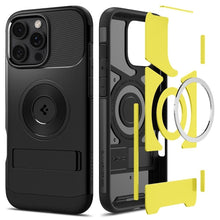 Заредете изображение във визуализатора на галерията – Оригинален гръб SPIGEN SLIM ARMOR MAG compatible with MagSafe for IPHONE 16 Pro черен
