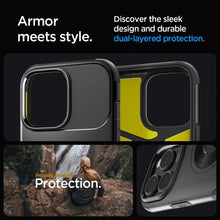 Заредете изображение във визуализатора на галерията – Оригинален гръб SPIGEN SLIM ARMOR MAG compatible with MagSafe for IPHONE 16 Pro черен
