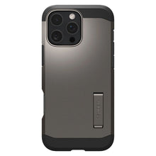 Заредете изображение във визуализатора на галерията – Оригинален гръб SPIGEN TOUGH ARMOR MAG compatible with MagSafe for IPHONE 16 Pro gunmetal
