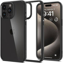 Заредете изображение във визуализатора на галерията – SPIGEN ULTRA HYBRID калъф за IPHONE 16 Pro Max matte черен
