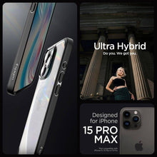 Заредете изображение във визуализатора на галерията – SPIGEN ULTRA HYBRID калъф за IPHONE 16 Pro Max matte черен
