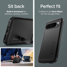 Заредете изображение във визуализатора на галерията – Оригинален гръб SPIGEN TOUGH ARMOR for GOOGLE Pixel 9 Pro XL черен
