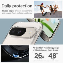 Заредете изображение във визуализатора на галерията – SPIGEN ULTRA HYBRID калъф за GOOGLE Pixel 9 / 9 Pro XL crystal clear
