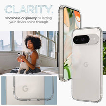 Заредете изображение във визуализатора на галерията – SPIGEN ULTRA HYBRID калъф за GOOGLE Pixel 9 / 9 Pro XL crystal clear
