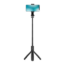 Заредете изображение във визуализатора на галерията – BLUE STAR selfie stick with wireless remote control tripod L21 black
