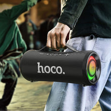 Заредете изображение във визуализатора на галерията – HOCO speaker bluetooth 2 x 20W HA10 black
