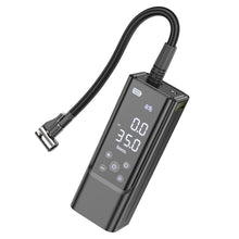 Заредете изображение във визуализатора на галерията – HOCO wirless portable air pump 5000mAh ZP7 black
