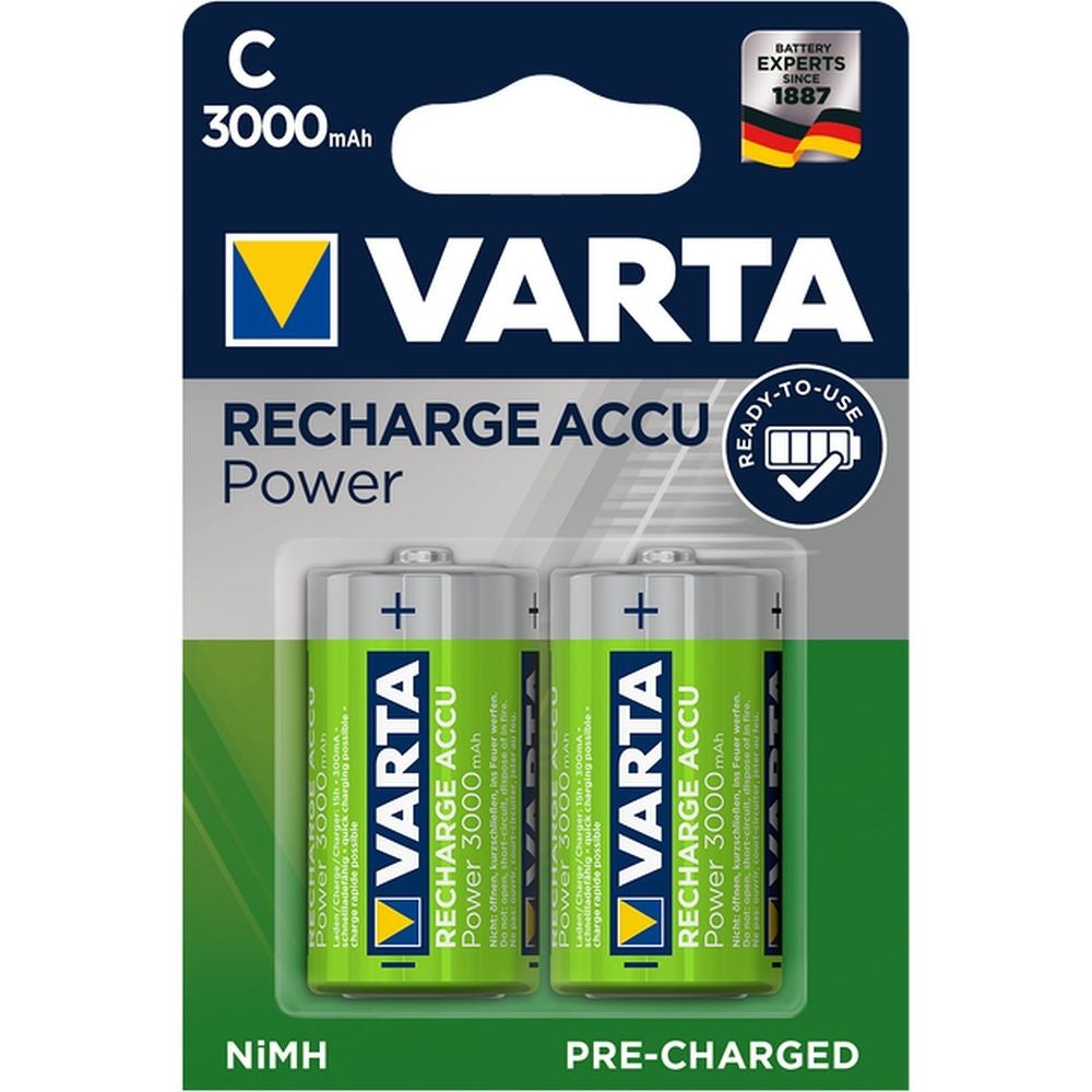 VARTA акумулаторна батерия R14 (Тип C) 3000 mAh Accu Power 2 бр.