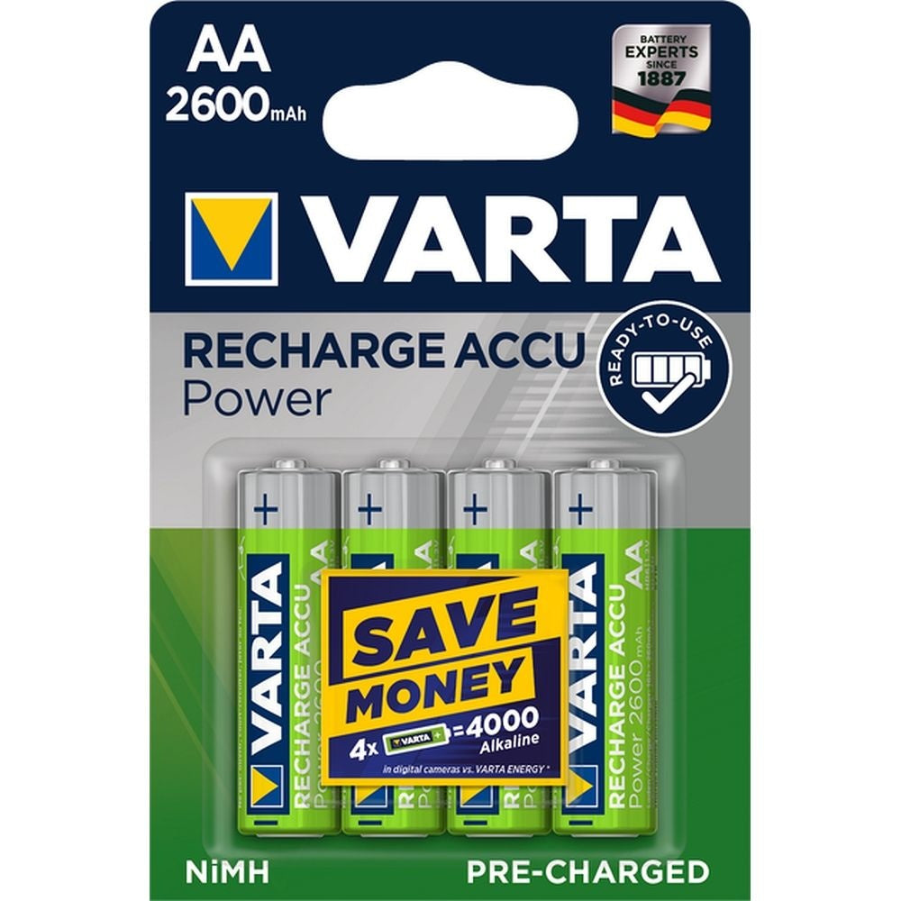 VARTA акумулаторна батерия R6 (AA) 2600 mAh Accu Power 4 бр.