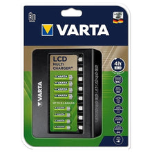 Заредете изображение във визуализатора на галерията – VARTA LCD МУЛТИ ЗАРЯДНО + 57681 (без батерии)
