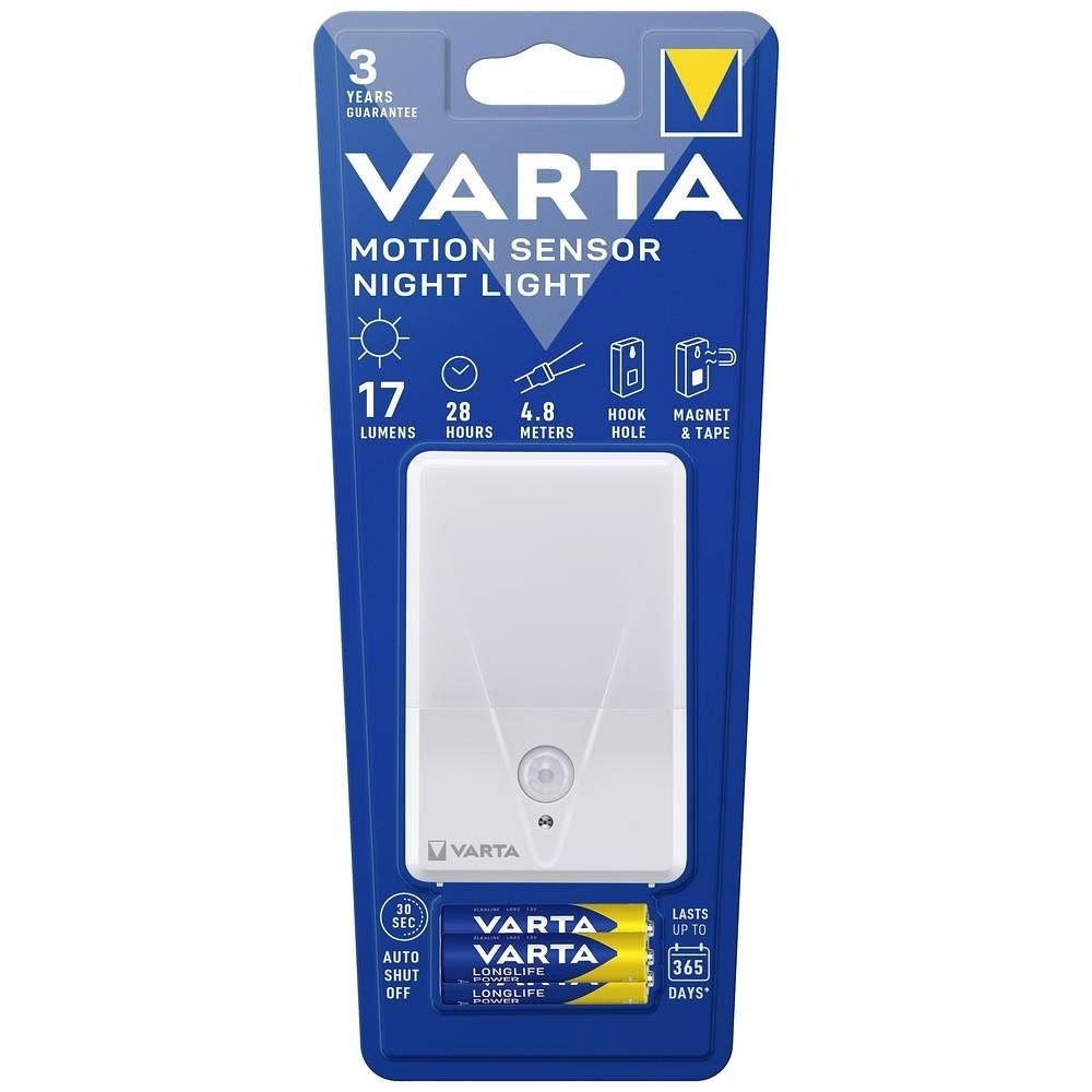 VARTA лампа с датчик за движение 16624 + 3 x батерии R3 (AAA)