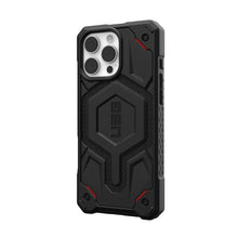 Заредете изображение във визуализатора на галерията – Гръб UAG Urban Armor Gear MONARCH PRO за IPHONE 16 Pro Max kevlar черен
