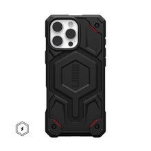 Заредете изображение във визуализатора на галерията – Гръб UAG Urban Armor Gear MONARCH PRO за IPHONE 16 Pro Max kevlar черен

