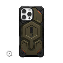 Заредете изображение във визуализатора на галерията – Гръб UAG Urban Armor Gear MONARCH PRO за IPHONE 16 Pro Max kevlar зелен
