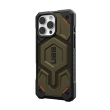 Заредете изображение във визуализатора на галерията – Гръб UAG Urban Armor Gear MONARCH PRO за IPHONE 16 Pro Max kevlar зелен
