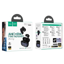 Заредете изображение във визуализатора на галерията – HOCO wireless earphones bluetooth TWS ANC + ENC EQ20 black
